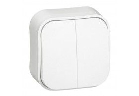 782406 Forix double two way switch 10AX White