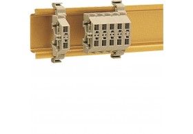 K89100 Mini DIN rail terminal 2,5mm, gray