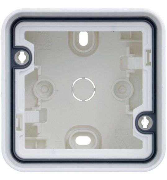 WNA681B cubyko - Surface mounting box x1 IP55 (1+2), white
