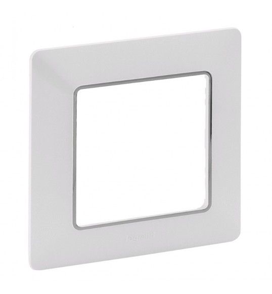 754031 Valena Life 1-fach Rahmen Farbe: Ultrawei/Chrom