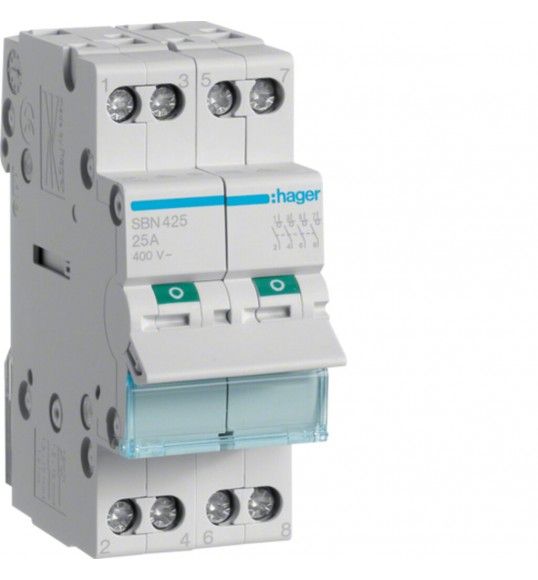 SBN425 Hager Interrupteur 4P 25A