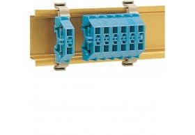 K89000 Mini DIN rail terminal 2,5mm, blue