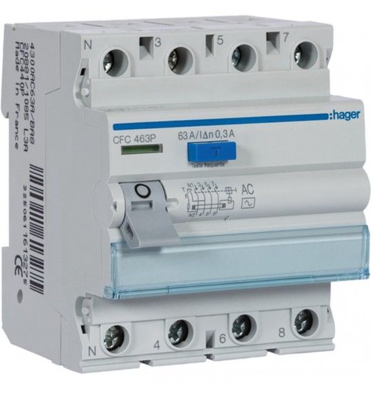 CFC463P RCCB 4P 63A 300mA