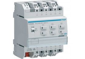 TXA606B Hager MOD.KNX TP 6 OUT 10A AC1 230V 4M