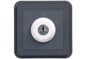 WNA037 Hager cubyko interrupteur � cl� 3P extract. 0 associable gris