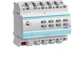 TYA608D Actuador bin./est 8 canais 16A Cap KNX-S