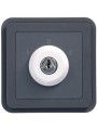 WNA037 Hager cubyko interrupteur � cl� 3P extract. 0 associable gris