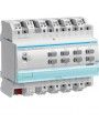 TYA608D Actuador bin./est 8 canais 16A Cap KNX-S