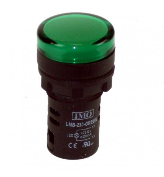 LMB-230-GREEN IMO Sinalizador led 230VAC verde