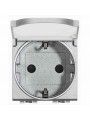 NT4141PW Socket 2P+E Schucko with cover