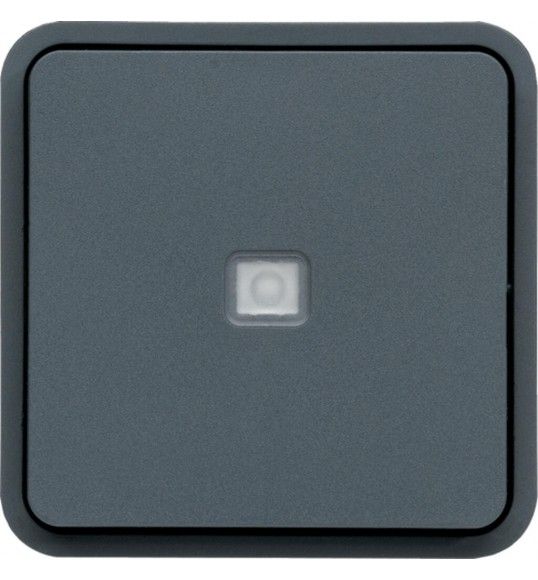 WNA023 cubyko - Pushbutton with indicator/signaling, grey
