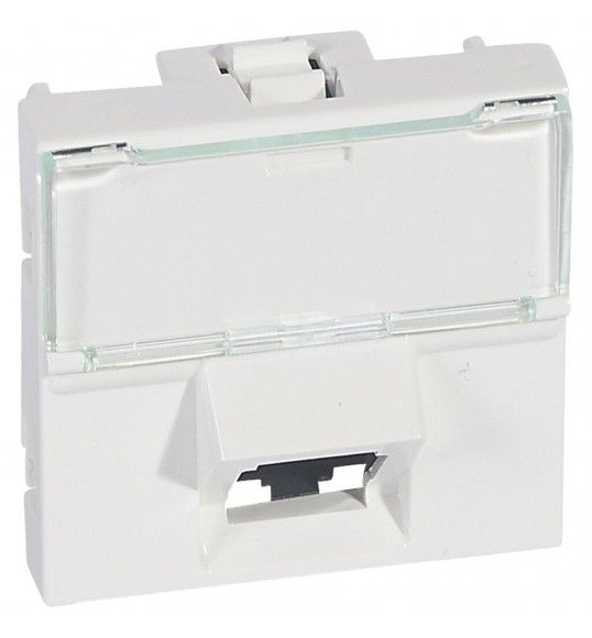 076503 Mosaic 1xRJ45 KAT6 UTP 45 2-m WS