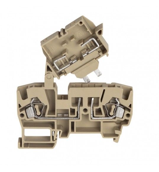 SCF3BEIGE spring clamp fuse terminal 4MM