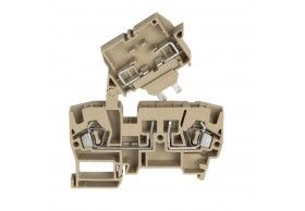 SCF3BEIGE borne porta fusivel 4MM
