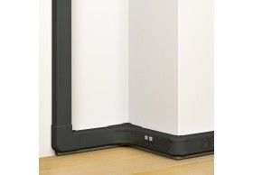 075752 DLP BLACK Calha preta 130X50 2 tampas - 2 metros