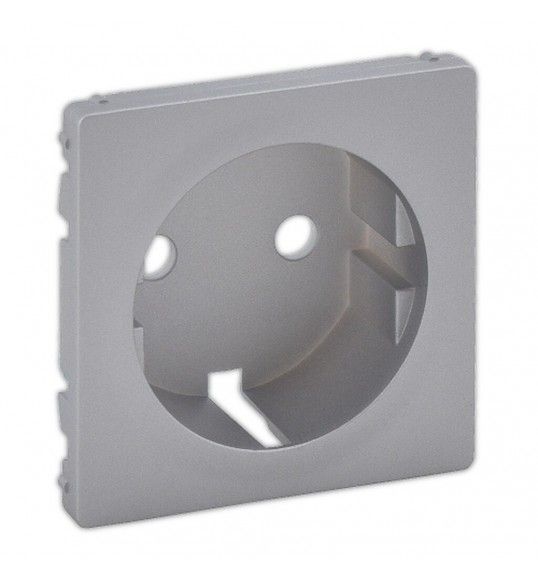 755202 Steckdosen-Abdeckung fr das Schalterprogramm VALENA LIFE, Farbe: Aluminium