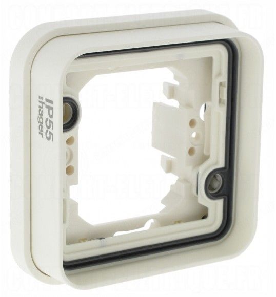 WNA401B cubyko - Cover plate x1, white