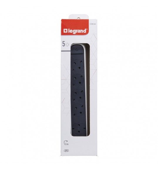 694542 BLOCO ROTAT. 5X2P+T (5M) PRETO