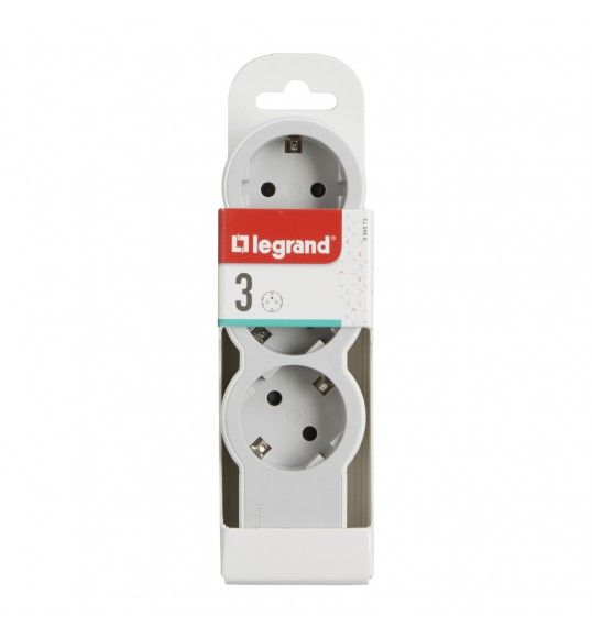 694573 BLOCO 3X2P+T - SEM CABO, BRANCO/CINZENTO