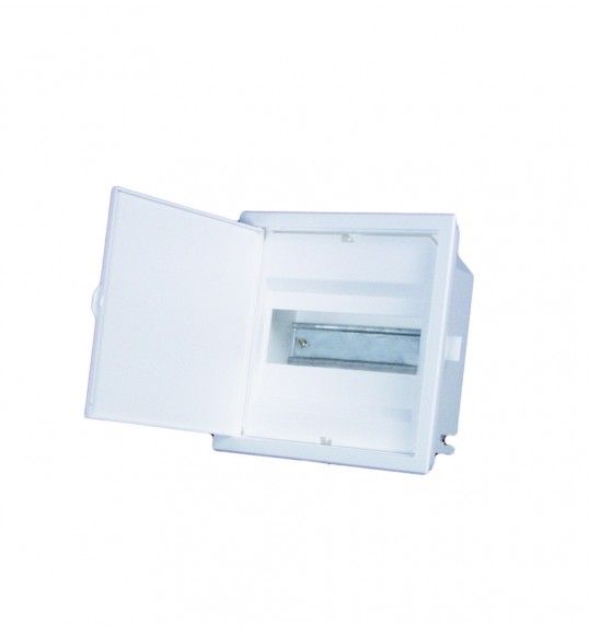 E108 Quadro Distribuio Embutir,Porta Opaca, 1 Fila 8 Md