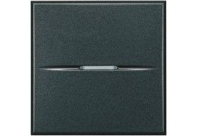 HS4001/2 axolute Interruttore 1P assiale 2mod. Antracite