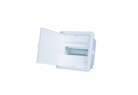 E108 Quadro Distribuio Embutir,Porta Opaca, 1 Fila 8 Md