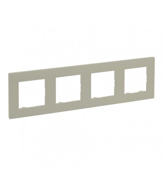 864674 Niloe Step 4-Fach Rahmen Sand
