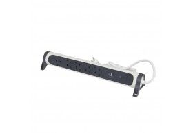 694510 Bloco 5X2P+T, USB A+C (1,5M) BRANCO