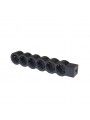 694580 BLOCO 6X2P+T - SEM CABO, PRETO
