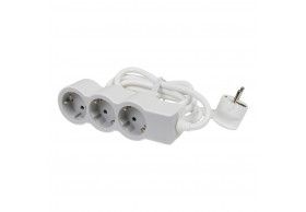 694559 BLOCO 3X2P+T (3M) BRANCO/CINZENTO