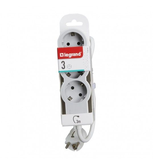 694559 BLOCO 3X2P+T (3M) BRANCO/CINZENTO