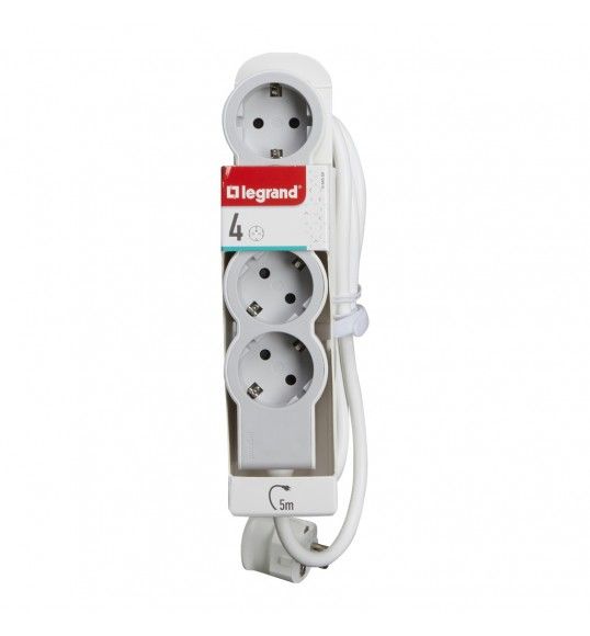 694569 BLOCO 4X2P+T (5M) BRANCO/CINZENTO