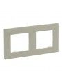 864672 Niloe Step 2-Fach Rahmen Sand