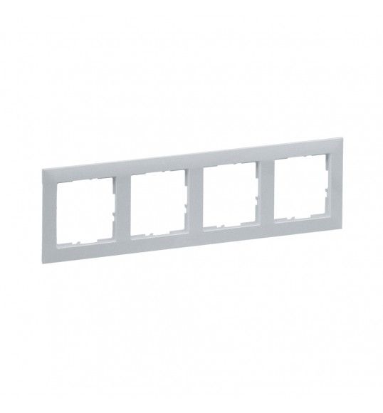 721514 Legrand Quadro quadruplo alum�nio New Suno