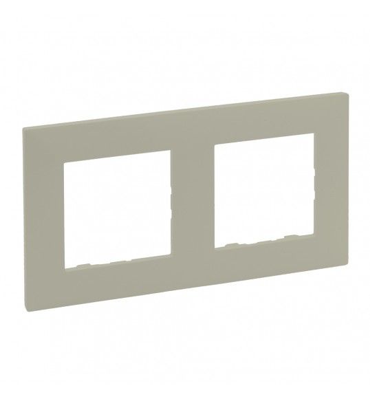 864672 Niloe Step 2-Fach Rahmen Sand