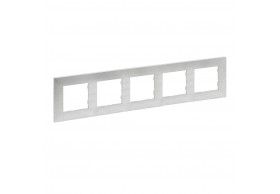 864875 Niloe step quadro quintuplo alum�nio escovado