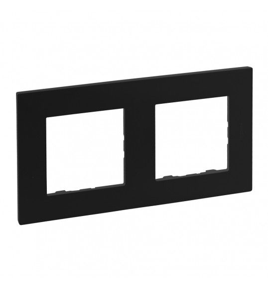 864572 Niloe Step 2-fach Rahmen Farbe: Schwarz