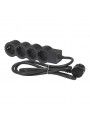 694570 Flache Steckdosenleiste 4x Steckdose, 5 Meter Kabel Farbe: Schwarz 694570 Flache Steckdosenleiste 4x Steckdose, 5 Meter Kabel Farbe: Schwarz