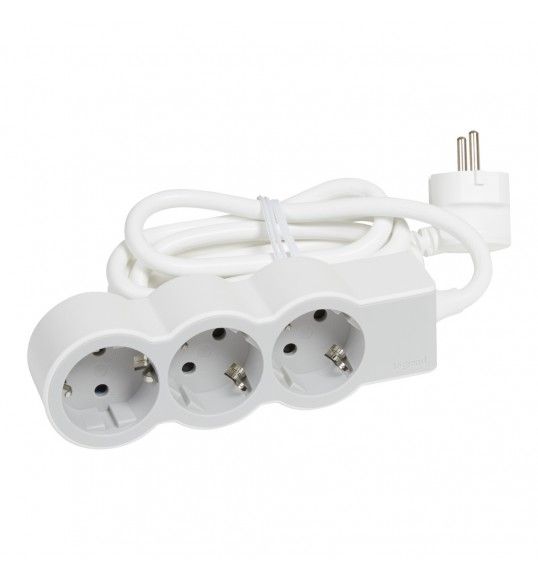 694559 BLOCO 3X2P+T (3M) BRANCO/CINZENTO