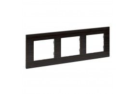 864973 NS-PLACA 3ELE MADERA OSCURA