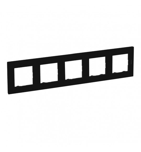 864575 Niloe Step 5-fach Rahmen Farbe: Schwarz