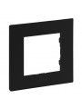 864571 NS-PLACA 1ELE NEGRO MATE