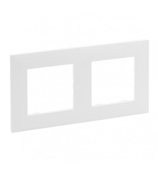 864172 Niloe step 2 gang cover plate white