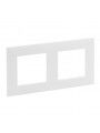 864172 Niloe step 2 gang cover plate white