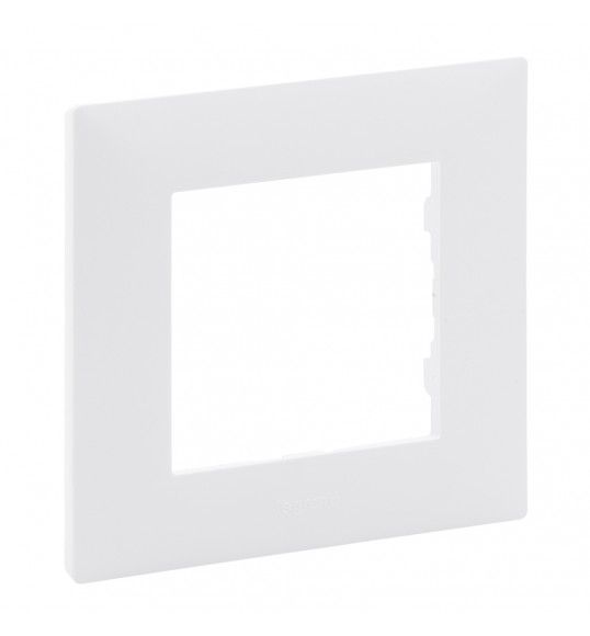 864171 Niloe step 1 gang cover plate white