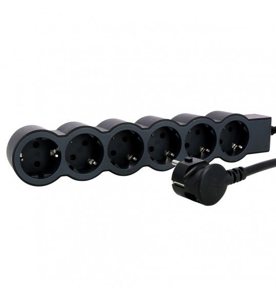 694558 BLOCO 6X2P+T (1,5M) PRETO