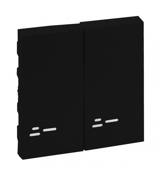 864508 Niloe Step Wippe Serienschalter beleuchtet Farbe: Schwarz