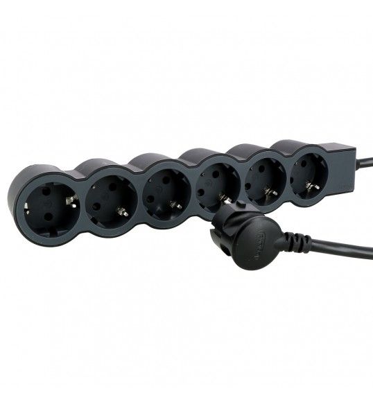 694566 BLOCO 6X2P+T (3M) PRETO