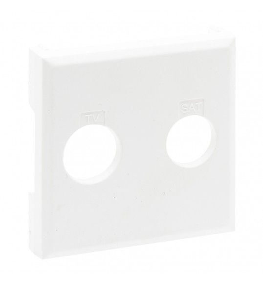 864154 Niloe step cover plate tv-sat white