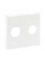 864154 Niloe step cover plate tv-sat white